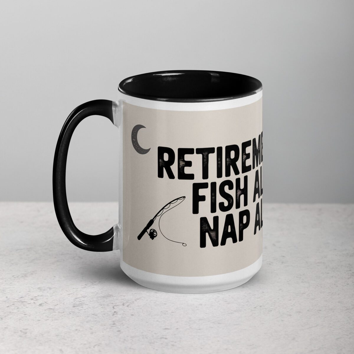 Retirement Plan: Fish All Day, Nap All Night Mug - Image 5