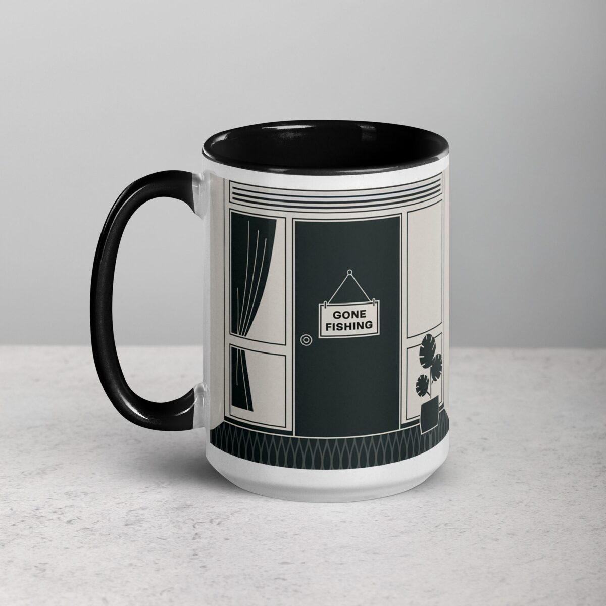 Out of Office Permanently Retirement Coffee Mug - Image 5