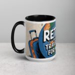 Retired: World’s Best Travel Agent for Myself Mug - Image 5
