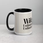 Wife: Unlimited Love, Unlimited Shopping Coffee Mug - Image 5