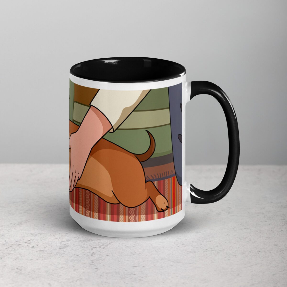 Dachshund Dad: Chief Belly Rub Giver Coffee Mug - Image 6