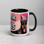 Doberman Mom: Fierce and Fabulous Coffee Mug - Image 7
