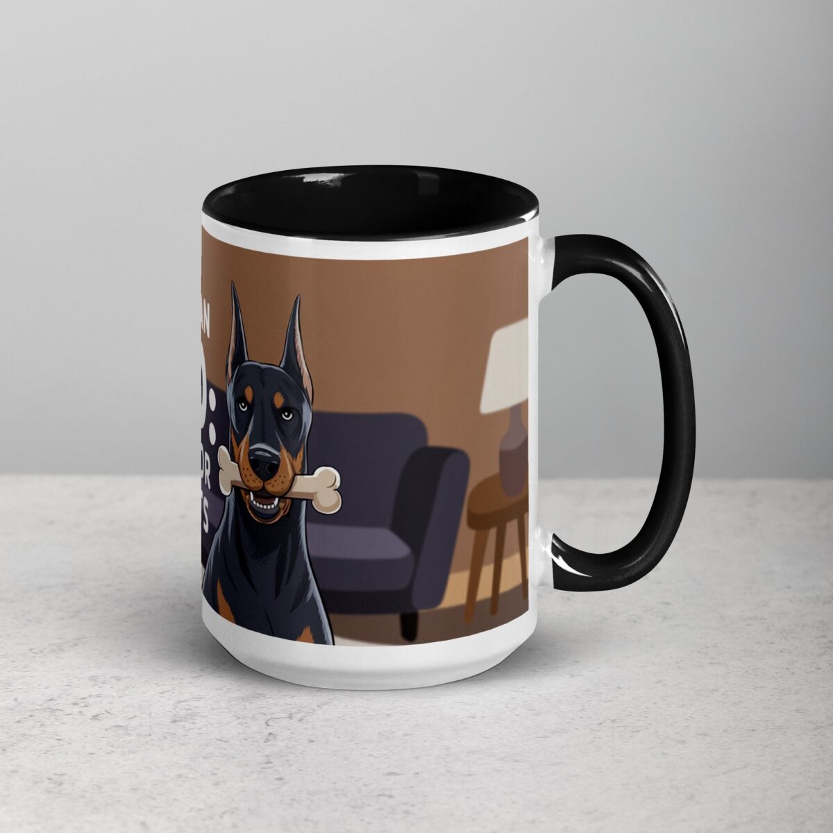 Doberman Dad: Protector of Treats Coffee Mug - Image 6