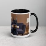 Doberman Dad: Protector of Treats Coffee Mug - Image 6