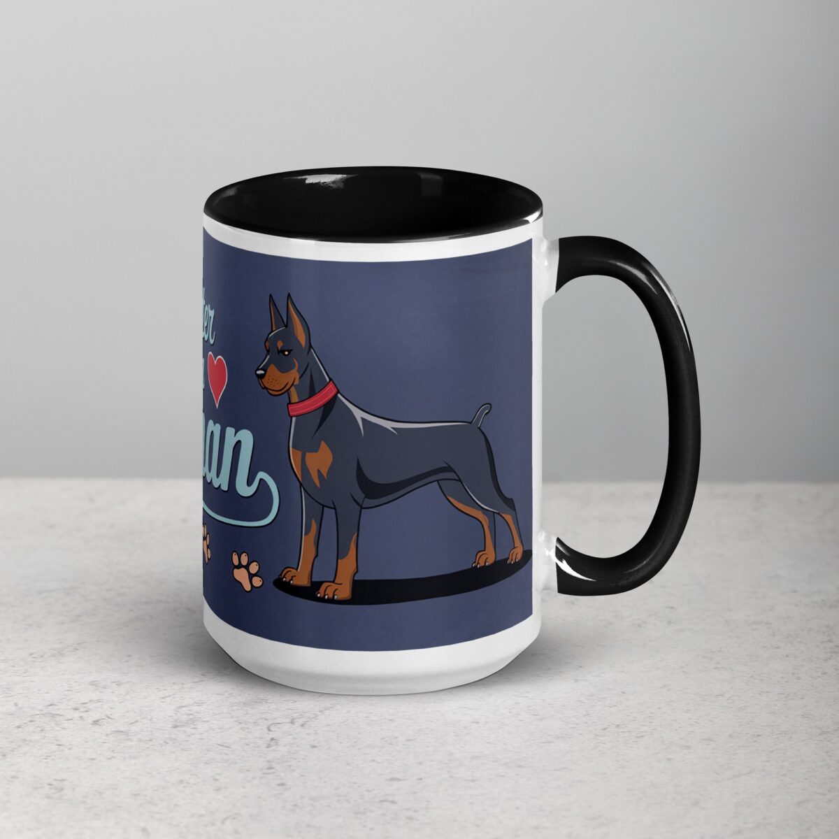Life Is Better with a Doberman Coffee Mug & Tea Cup - Image 6