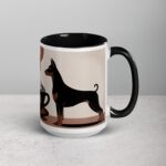 Fueled by Coffee and Doberman Love Mug - Image 6