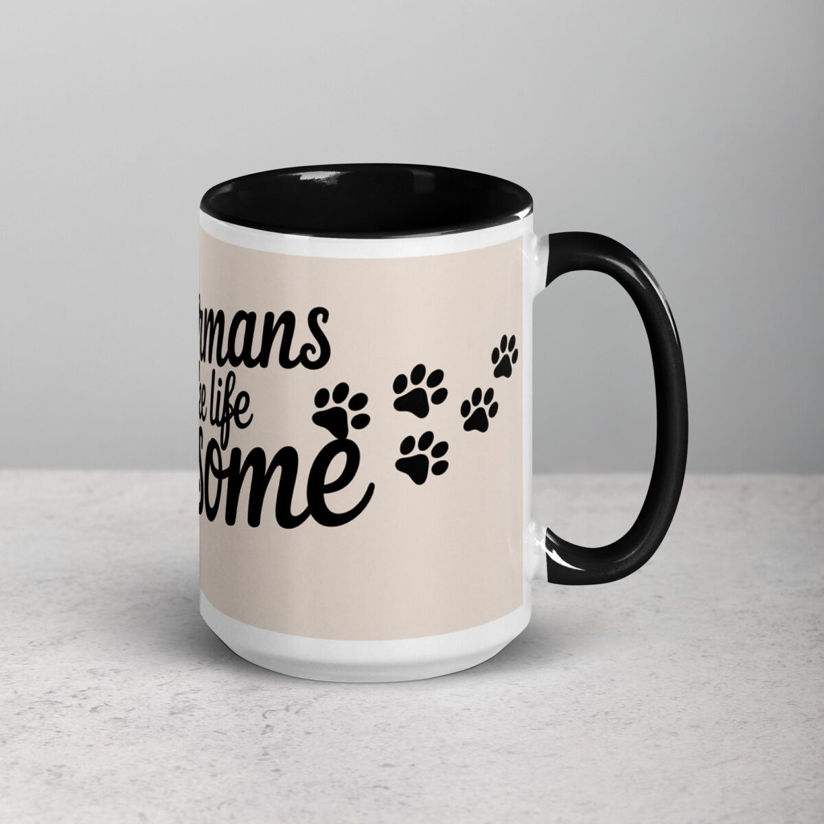Dobermans Make Life Pawsome Coffee Mug - Image 7