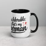 Alert and Adorable: That’s My Doberman Coffee Mug - Image 6