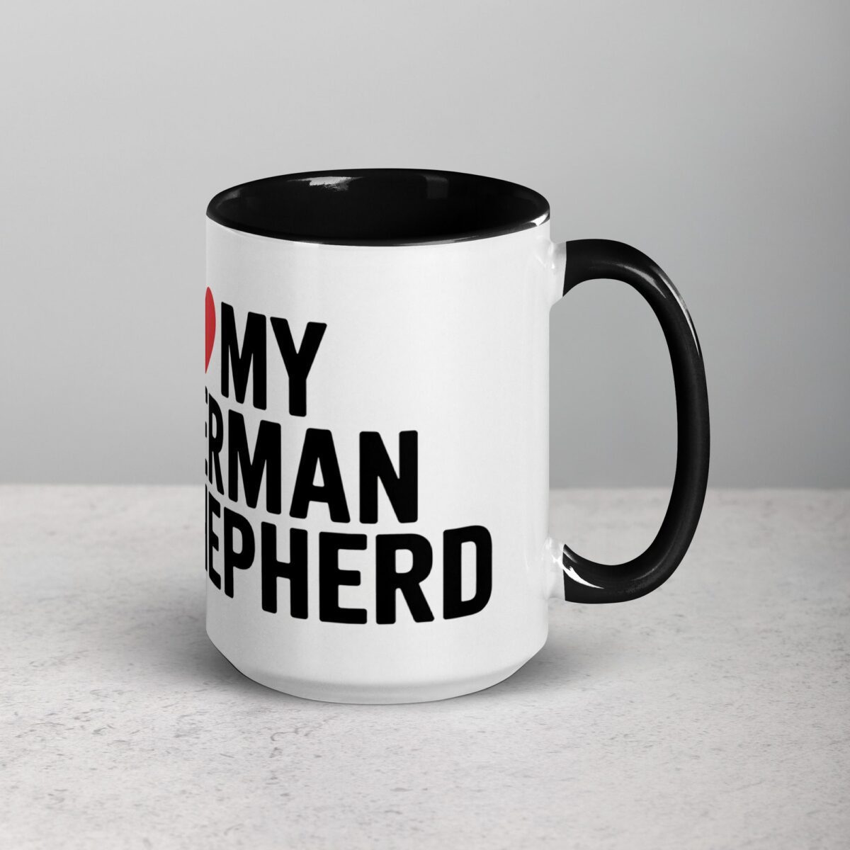 I ❤️ My German Shepherd Coffee Mug & Tea Cup - Image 6