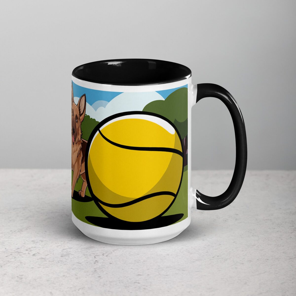 German Shepherd Dad: Chief Ball Thrower Mug - Image 6