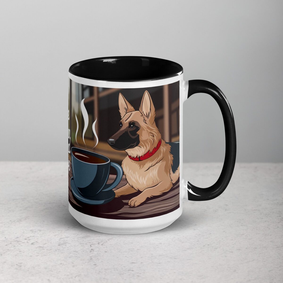 Fueled by Coffee and German Shepherd Love Mug - Image 6