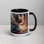Fueled by Coffee and German Shepherd Love Mug - Image 6