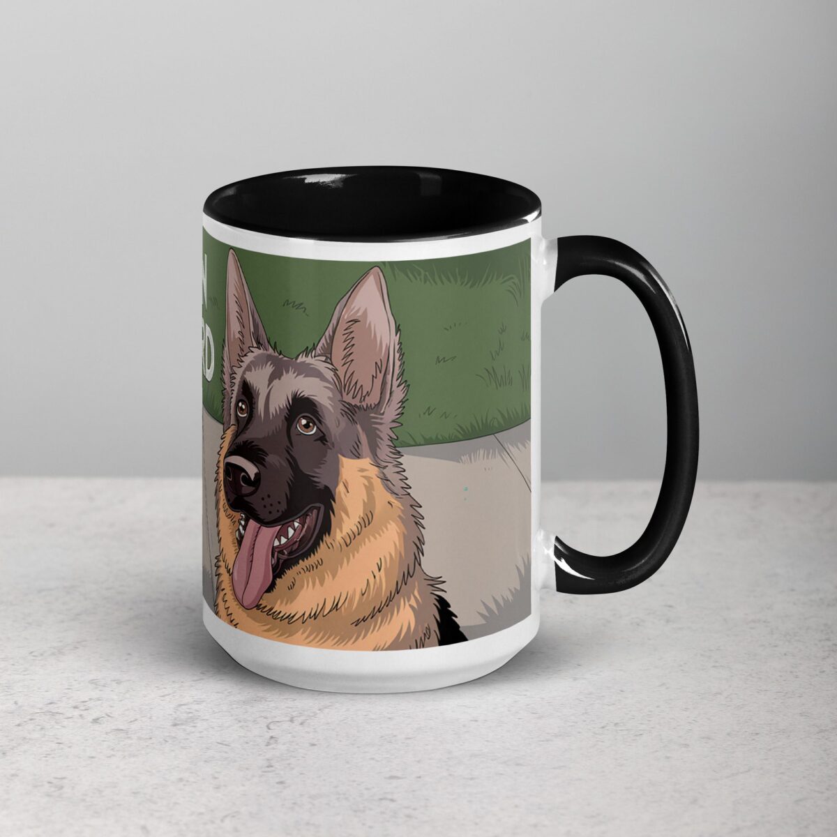 German Shepherd Hair, Don’t Care Coffee Mug - Image 6