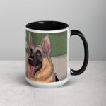 German Shepherd Hair, Don’t Care Coffee Mug - Image 6