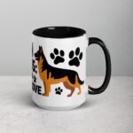 German Shepherds: Strength, Intelligence, Love Mug - Image 6