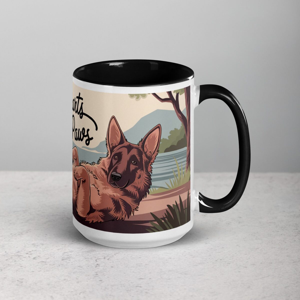 Loyal Hearts Have Four Paws Coffee Mug - Image 6