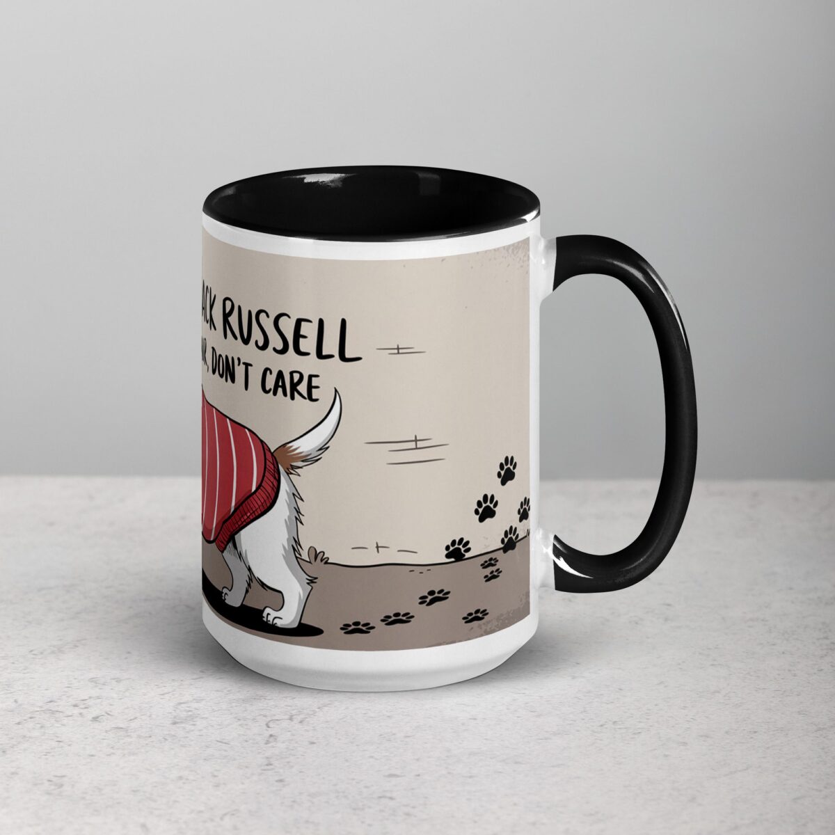 Jack Russell Hair, Don’t Care Coffee Mug - Image 6