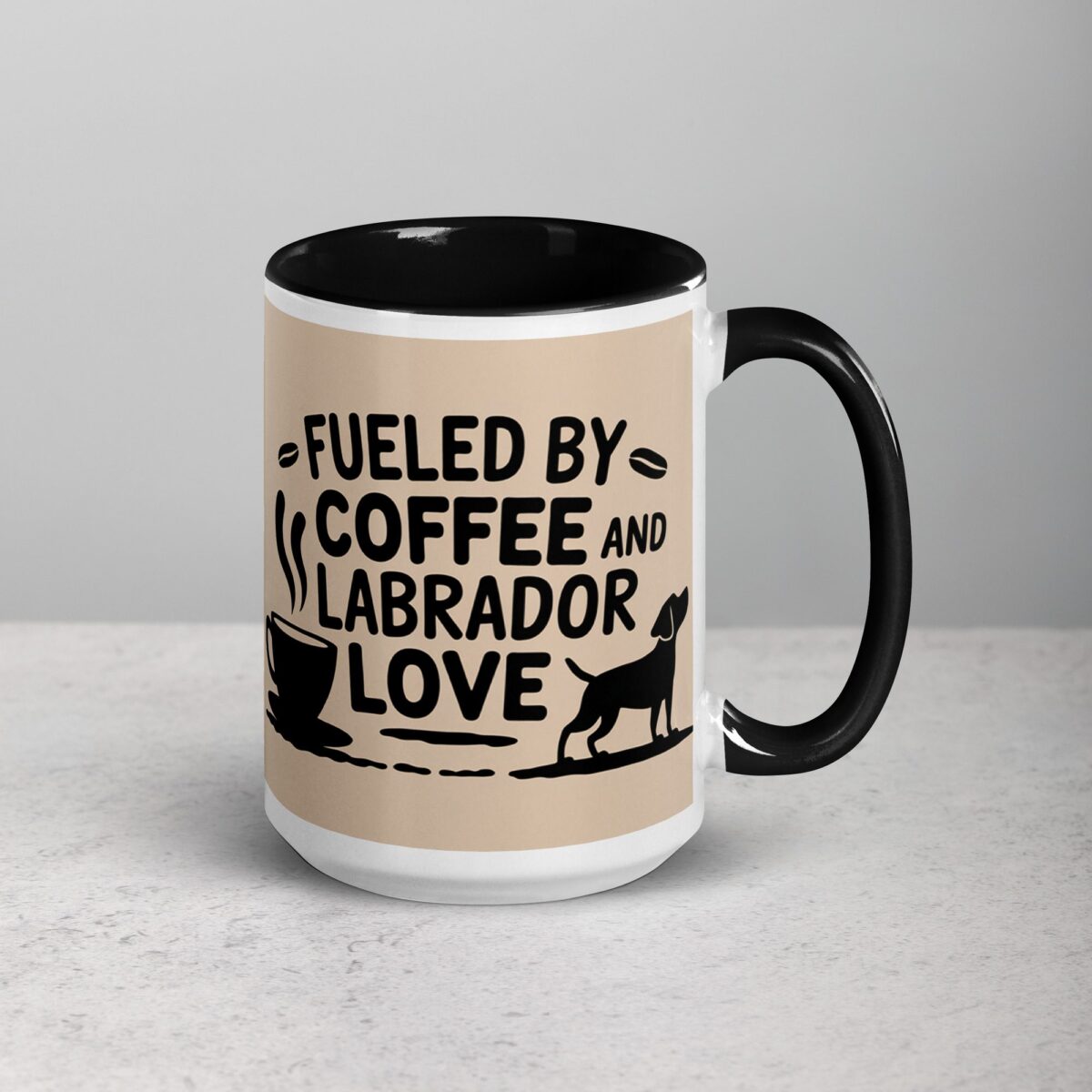 Fueled by Coffee and Labrador Love Mug - Image 6
