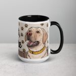 Lab Hair, Don’t Care Labrador Coffee Mug - Image 6