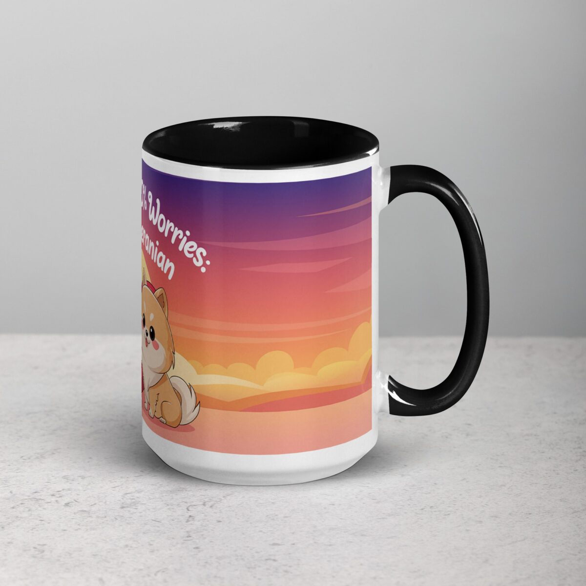 100% Fluff, 0% Worries: My Pomeranian Coffee Mug - Image 6