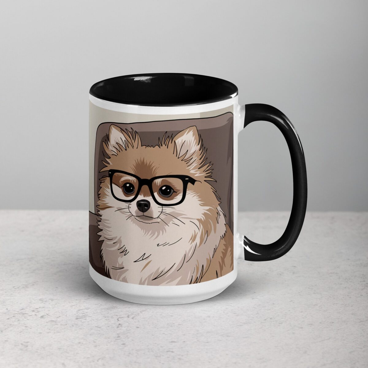 My Pom Is My Therapist Coffee Mug - Image 6