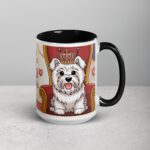 Westie Mom: Queen of Fluff Coffee Mug - Image 6