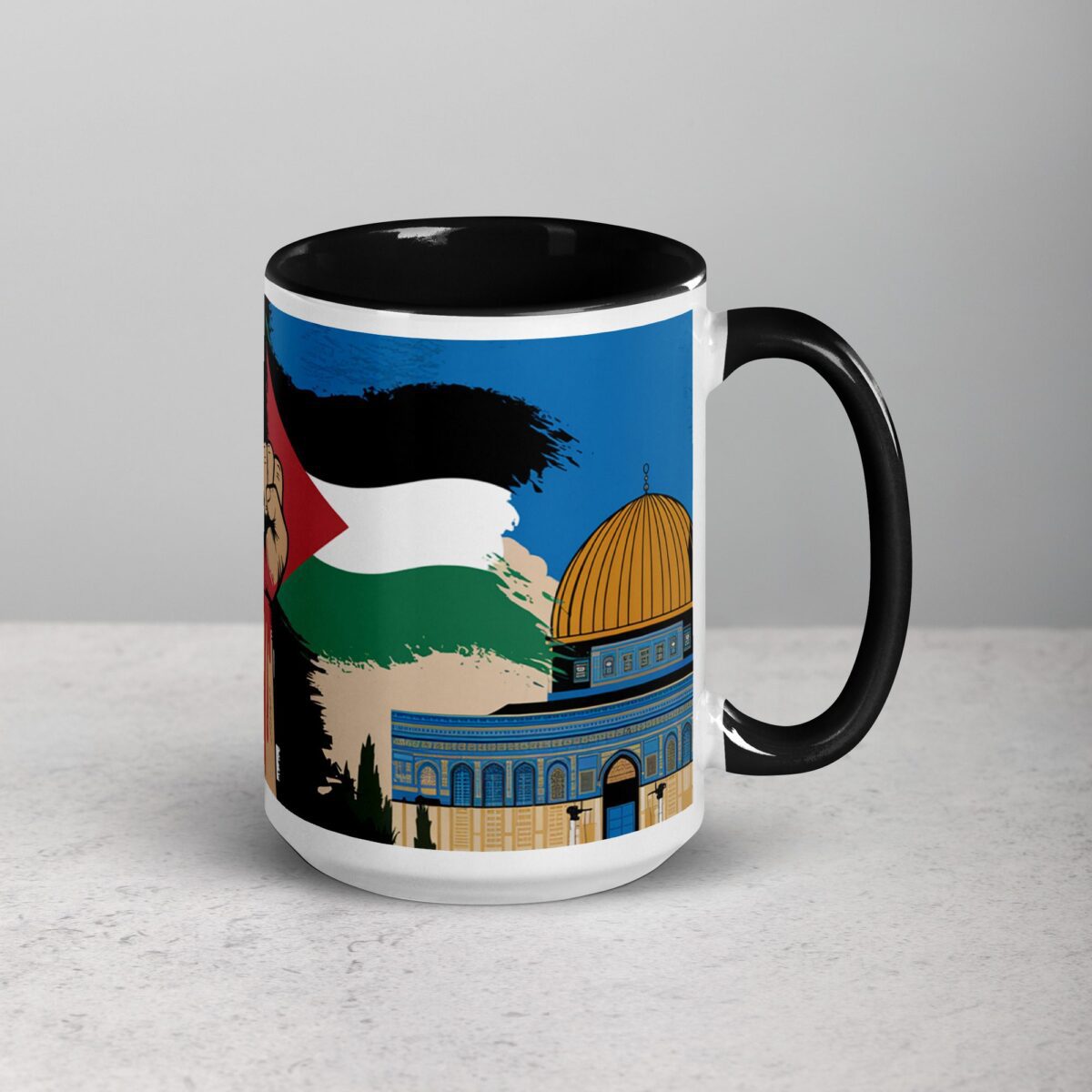 Resist, Exist, Persist Palestine Mug - Image 6