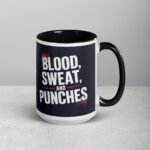 Blood, Sweat, and Punches Boxing Mug - Image 6