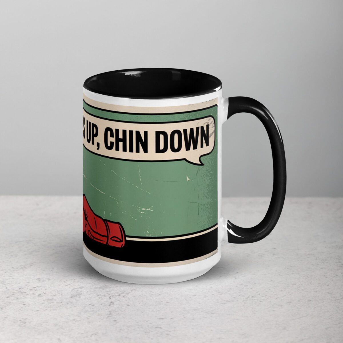 Gloves Up, Chin Down Boxing Mug - Image 6