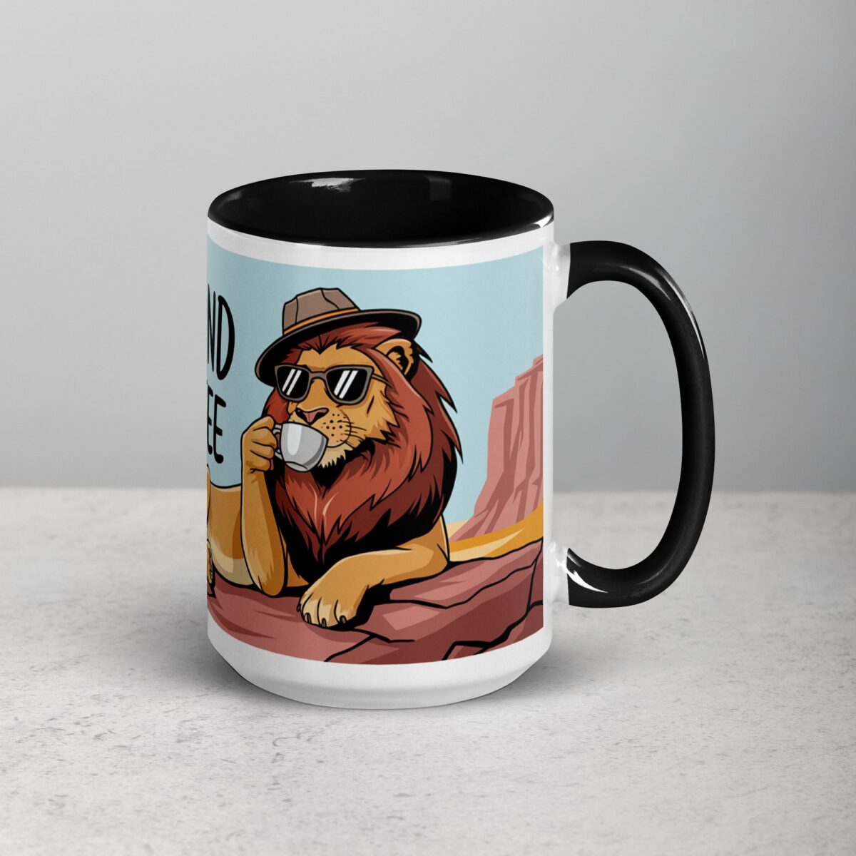 Lion Around with My Coffee Mug - Image 6