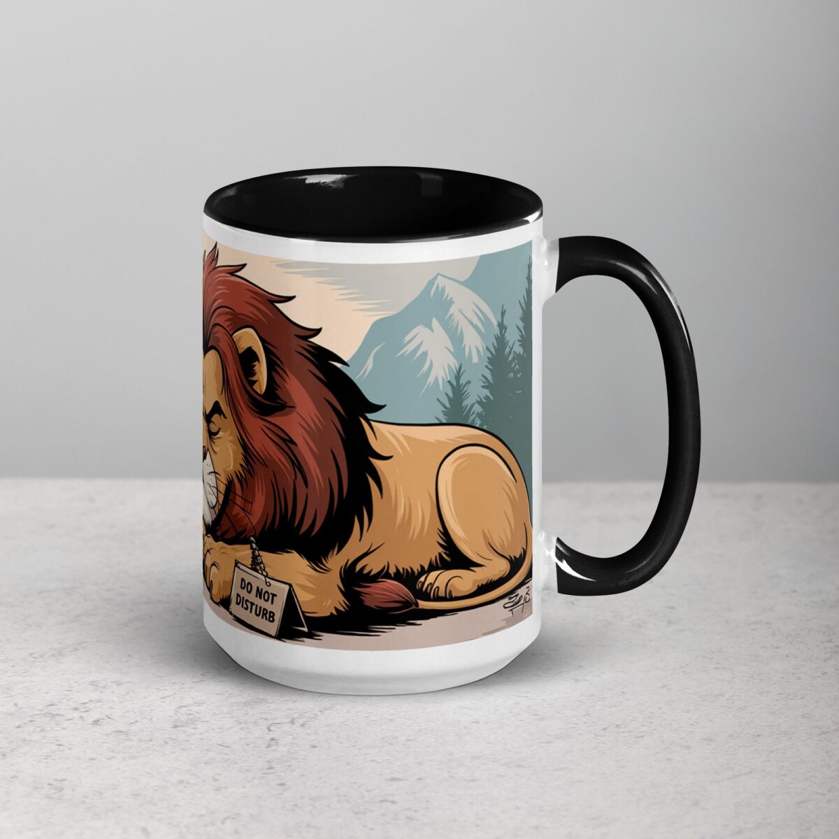 Don’t Wake the Lion Without Coffee Mug - Image 6