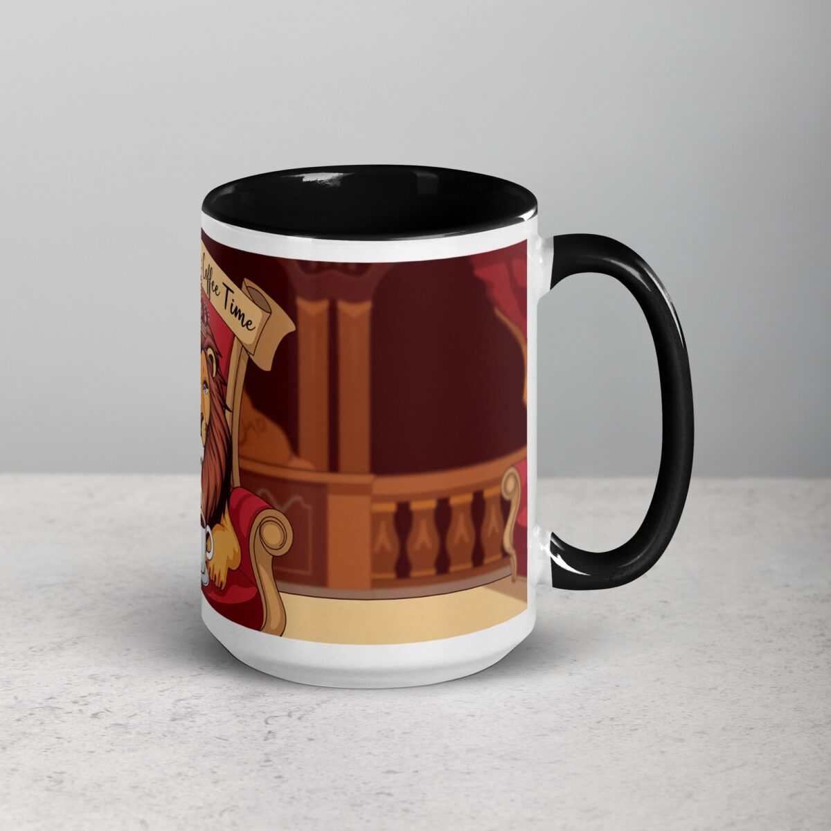 Mane Event: Coffee Time Lion Mug - Image 6