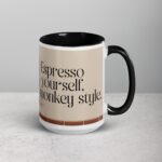 Espresso Yourself, Monkey Style Coffee Mug - Image 6
