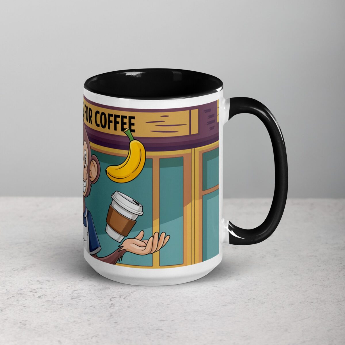 Go Bananas for Coffee Monkey Mug - Image 6