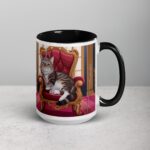 I Work Hard So My Cat Can Live Like Royalty Mug - Image 6