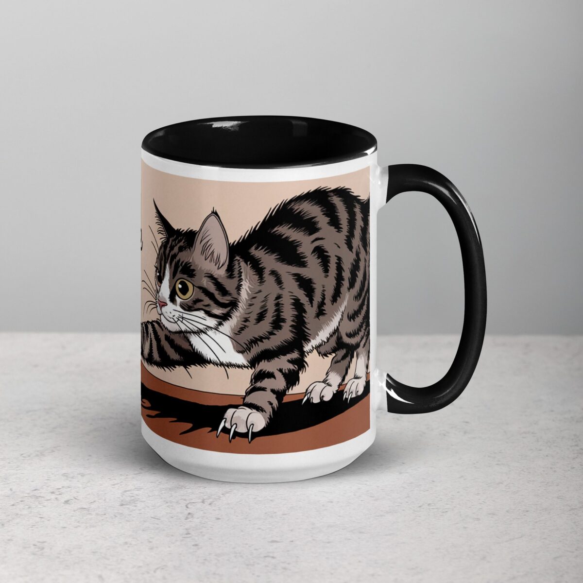 Clawfully Good Coffee Cat Mug - Image 6