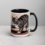 Clawfully Good Coffee Cat Mug - Image 6
