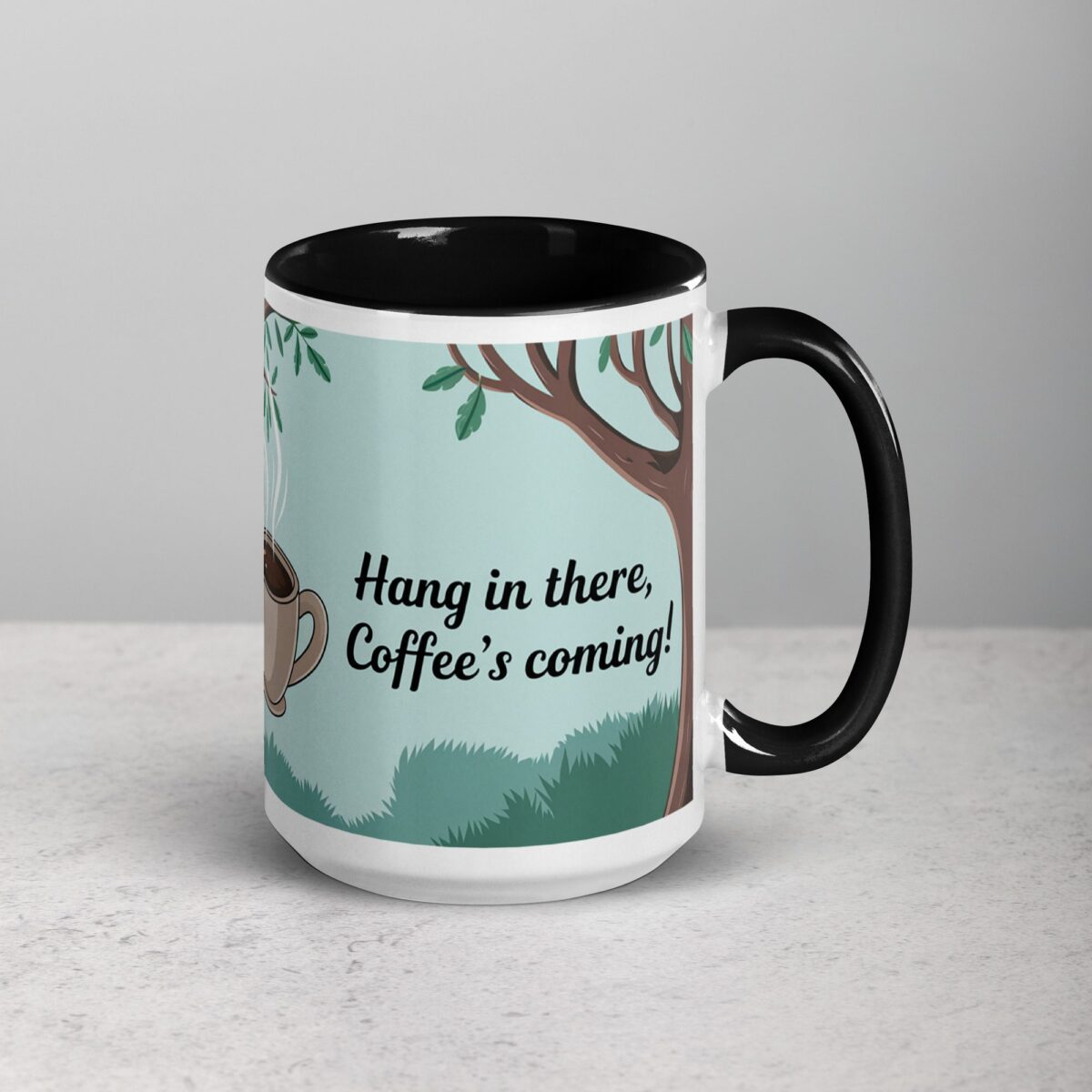 Hang in There, Coffee’s Coming! Monkey Mug - Image 6