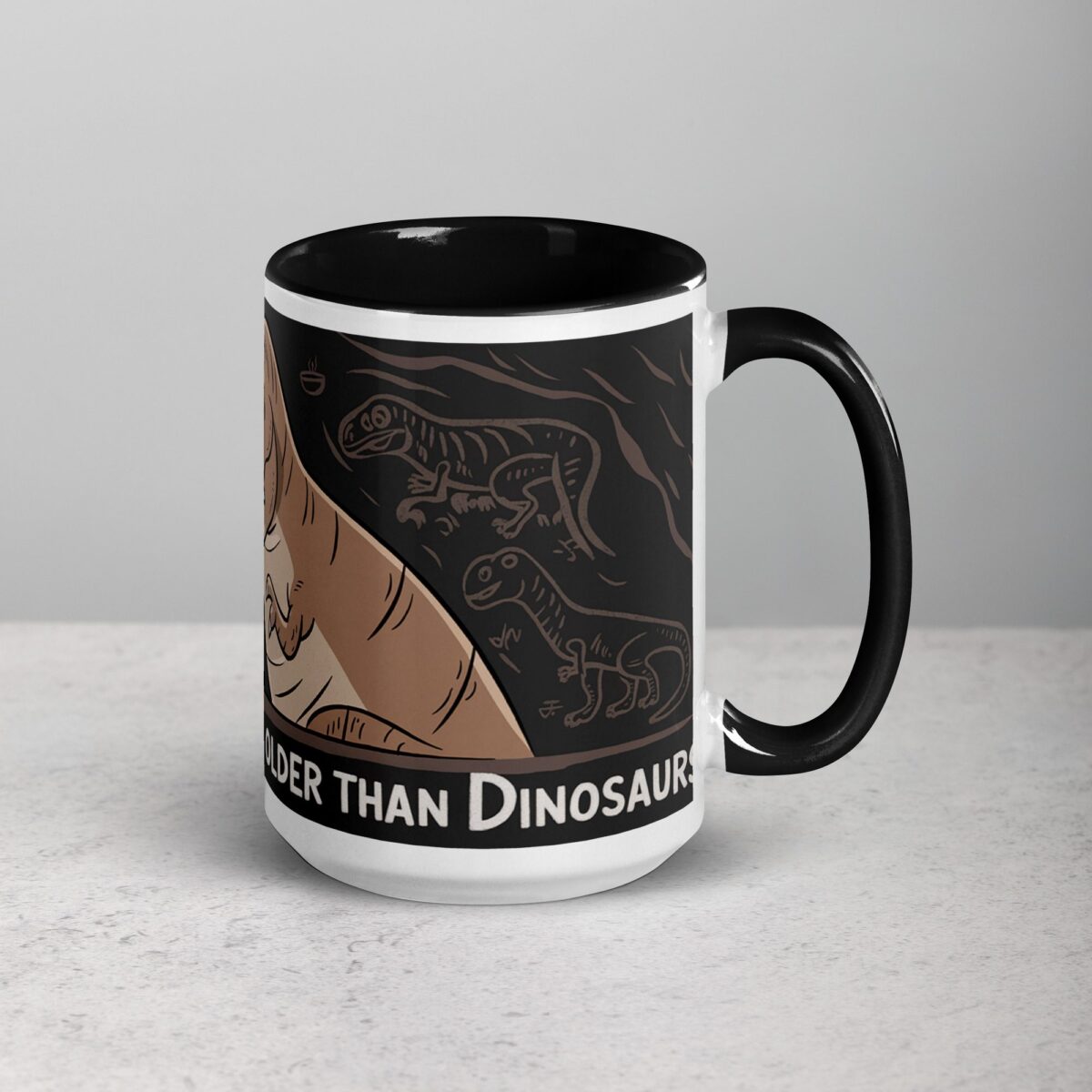 Coffee: The Only Thing Older Than Dinosaurs Mug - Image 6