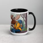 Adventure Awaits, But First Coffee Moose Mug - Image 6