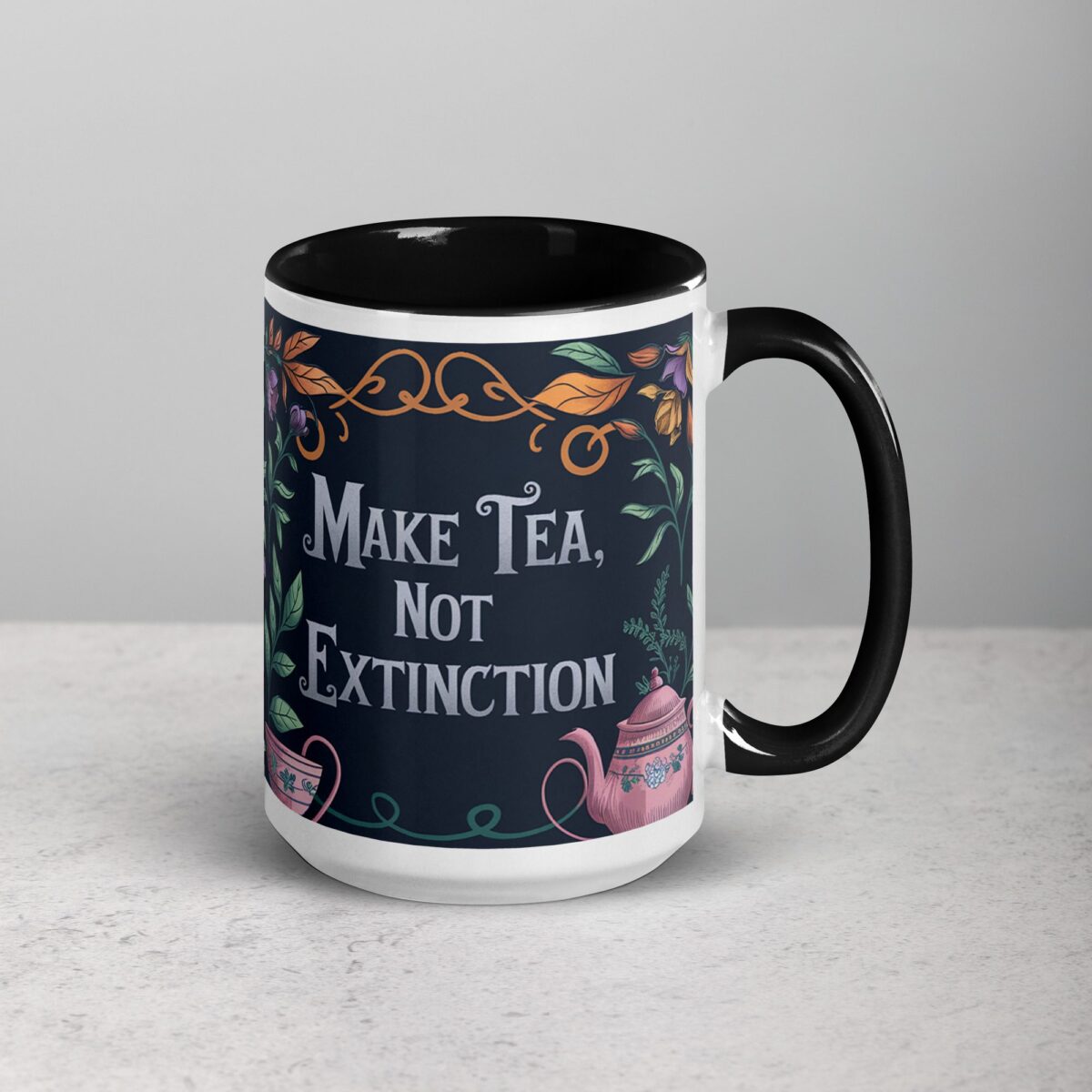 Make Tea, Not Extinction Dinosaur Cup - Image 6