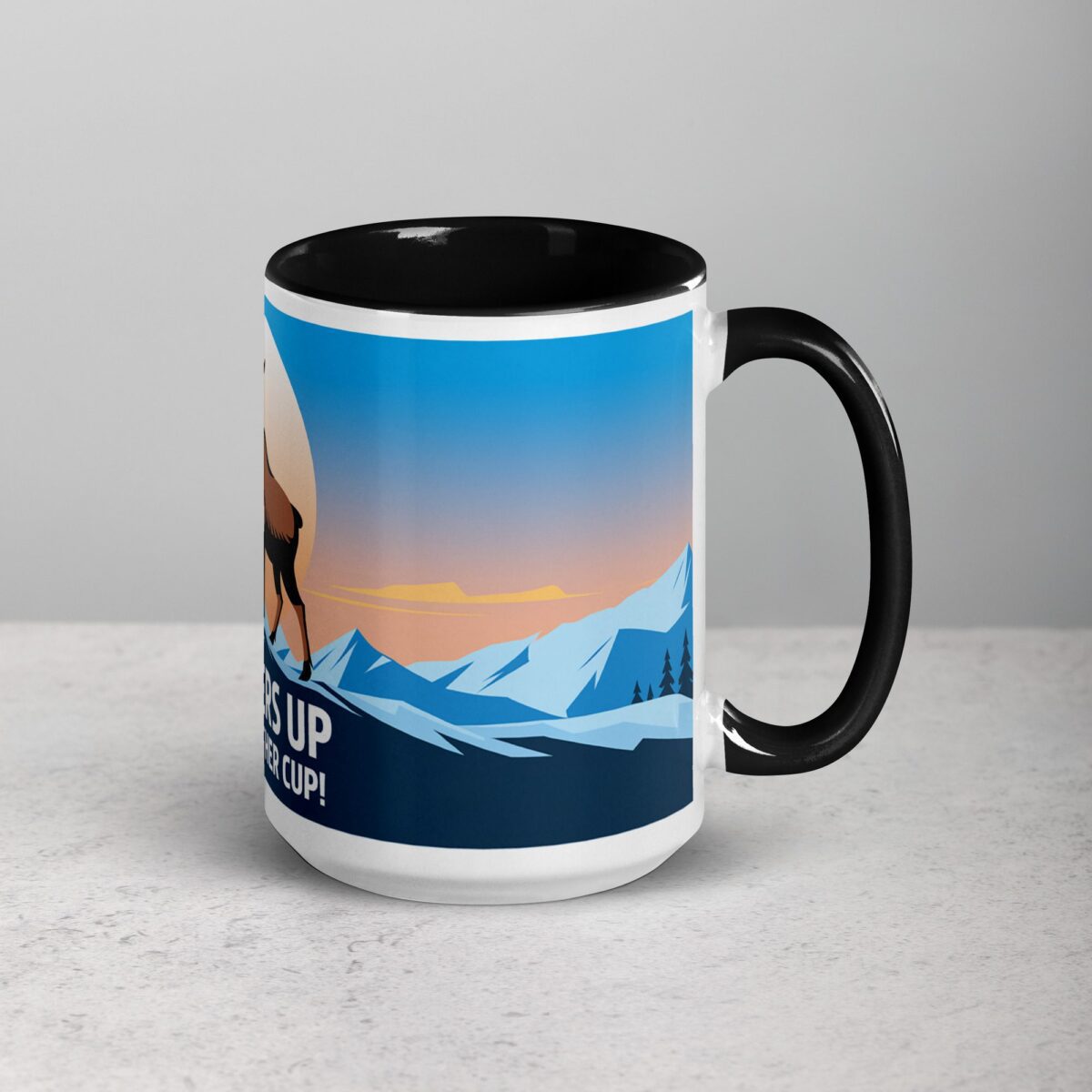 Antlers Up for Another Cup! Moose Mug - Image 6