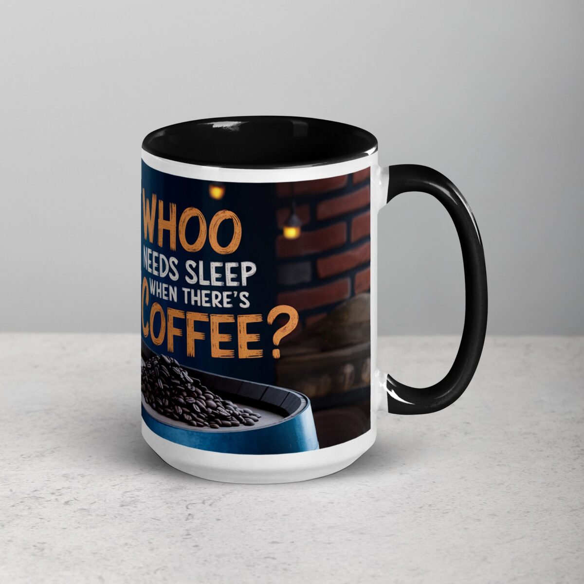 Whoo Needs Sleep When There's Coffee? Owl Mug - Image 6