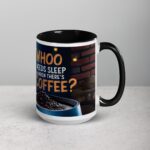 Whoo Needs Sleep When There's Coffee? Owl Mug - Image 6