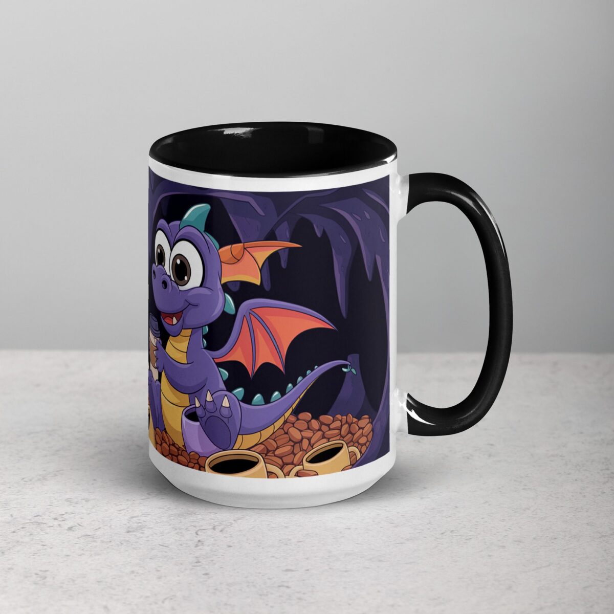 Dragons Love Coffee Too Mug - Image 6