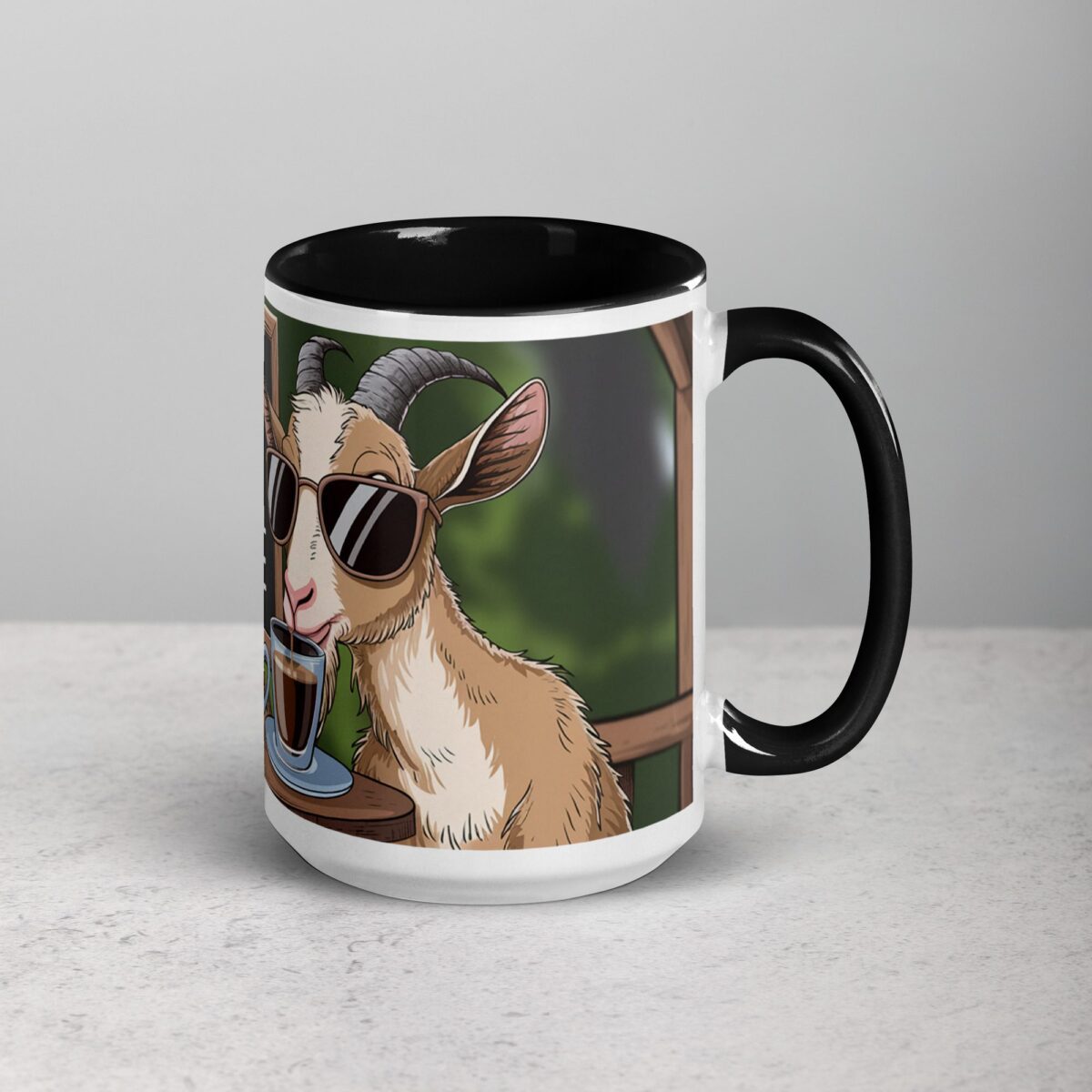 Espresso Yourself, Goat Style Coffee Mug - Image 6