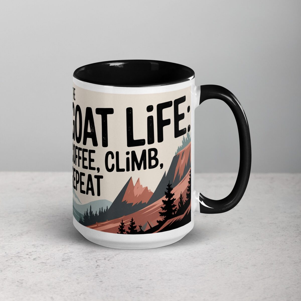 The Goat Life: Coffee, Climb, Repeat Mug - Image 6