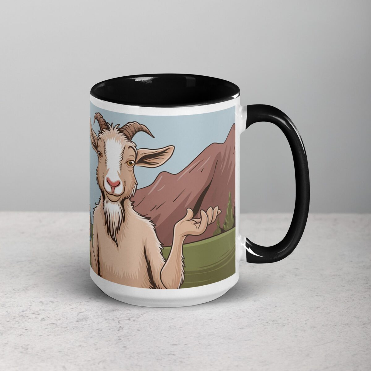 Bleat Happens, Drink Coffee Goat Mug - Image 6
