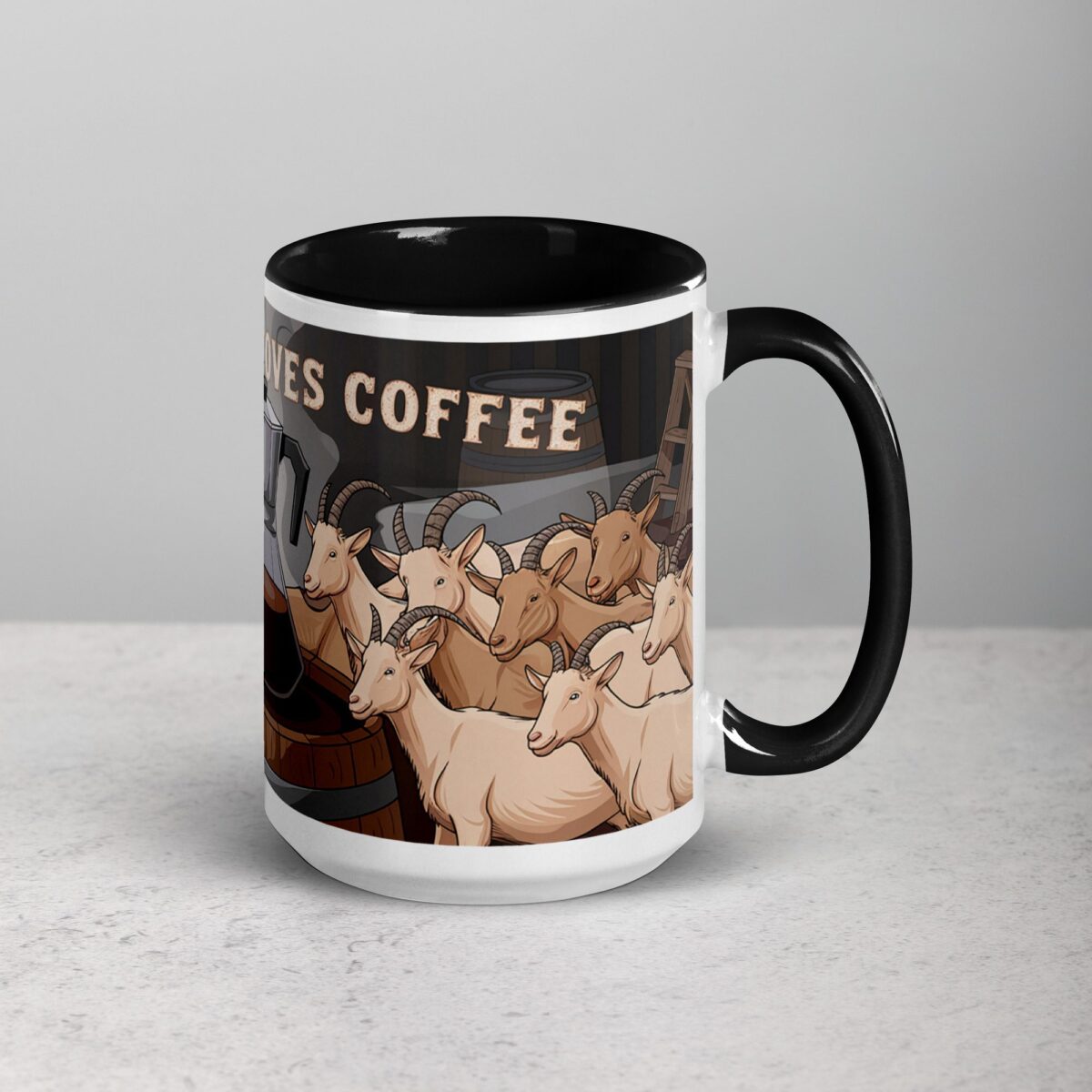 Goat Herd Loves Coffee Mug - Image 6