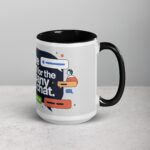 I’m the Reason for the Company Group Chat Boss Mug - Image 6